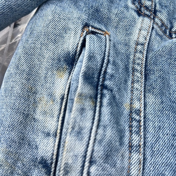 FREE PEOPLE ⭐️ jean jacket - Picture 11 of 11